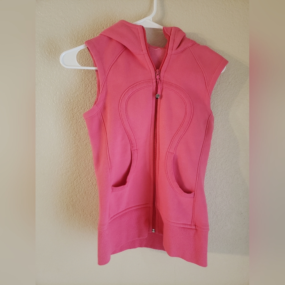 Lululemon Athletica Pink Scuba Vest